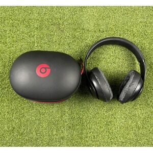 Beats Studio‎ Wireless Over-Ear Headphones Black With Case Cable Noise Cancel